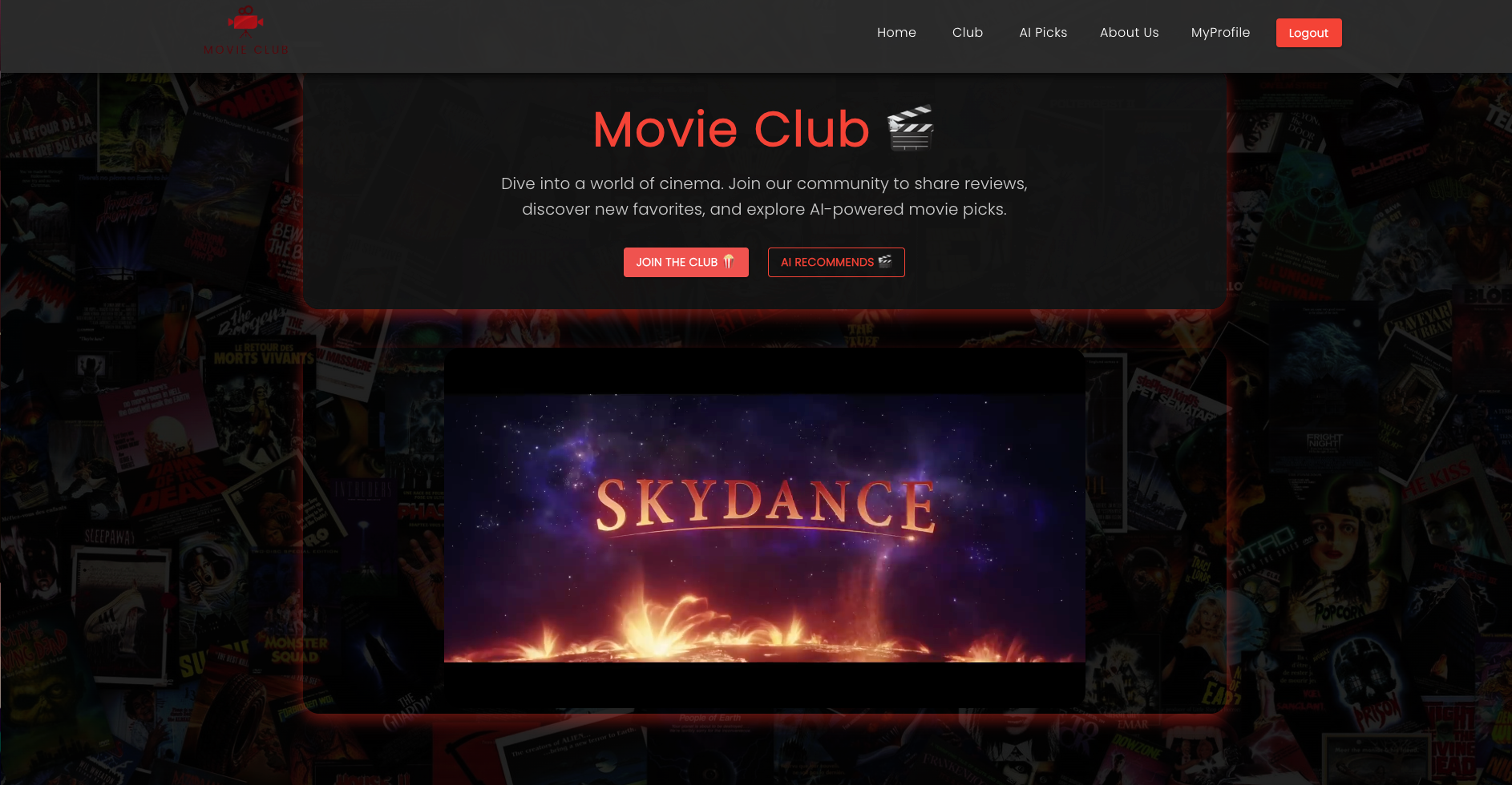 Movie Club Screenshot